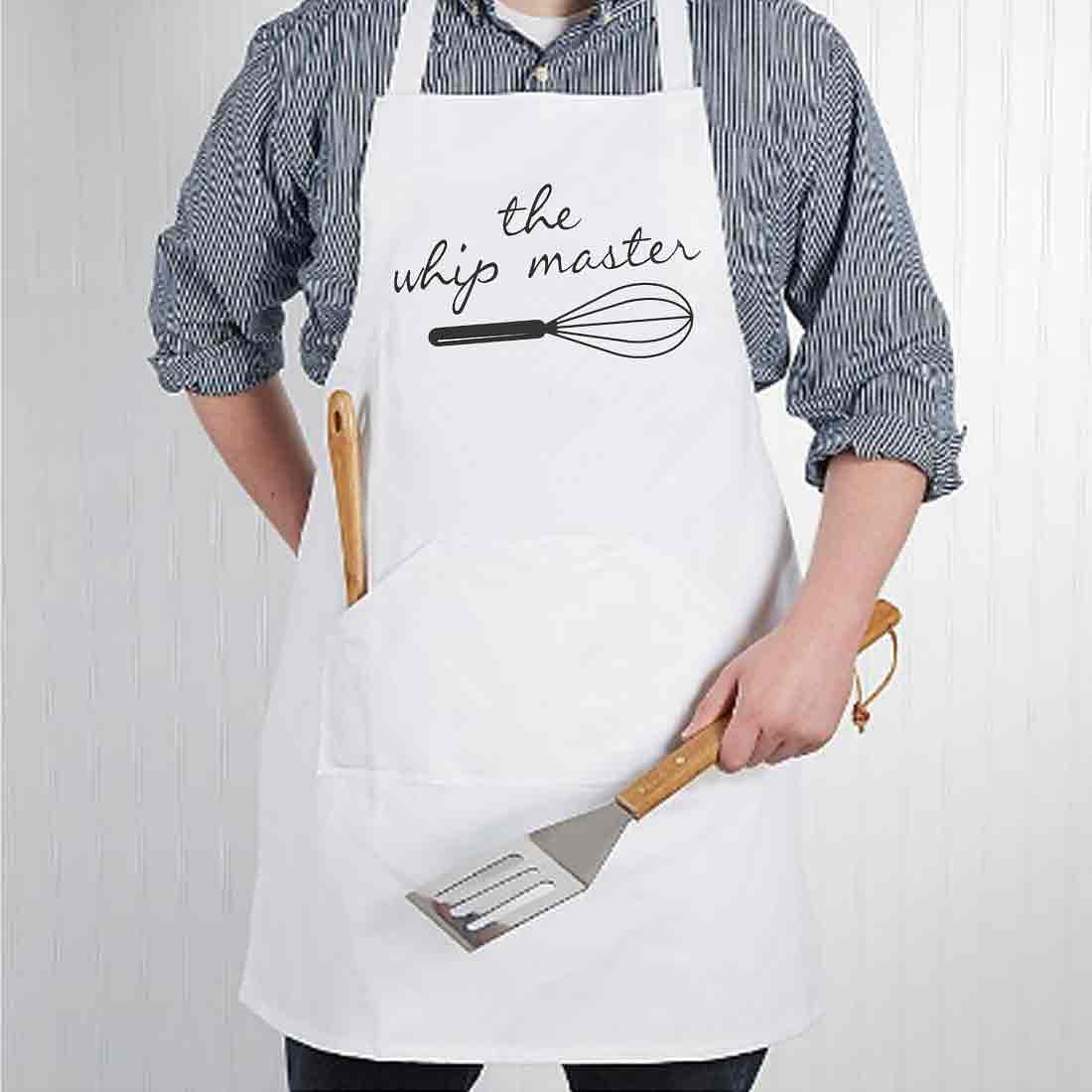 Apron For Kitchen for Men Baking Cooking - Whip Master Nutcase