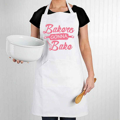 Apron For Kitchen for Women Baking Cooking - Bakers Gonna Bake Nutcase