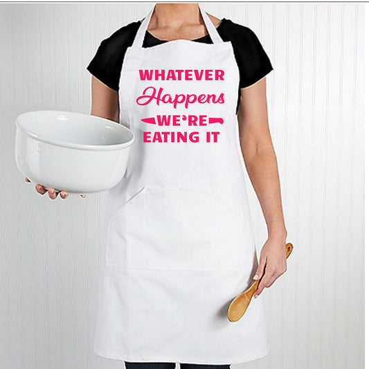 Apron For Kitchen for Women Baking Cooking - We're Eating It Nutcase