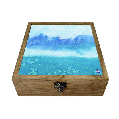 Nutcase Jewellery Box for Women Stylish - Unique Gifts -Arctic Space Sky Blue Watercolor Nutcase