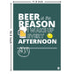 Designer Bar Signs Beer Posters Wall Art- The Reason Nutcase
