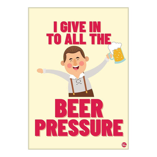 Designer Wall Art for Bar Beer Posters-Pressure Nutcase