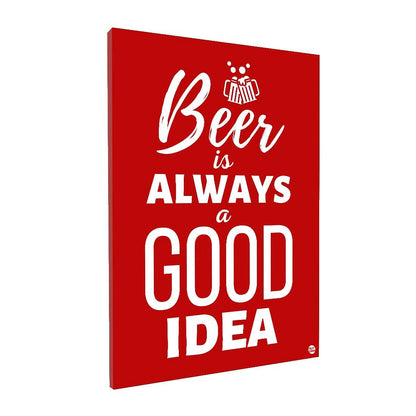 Beer Poster Design Bar Wall Art for home Restaurants-Good Idea Nutcase