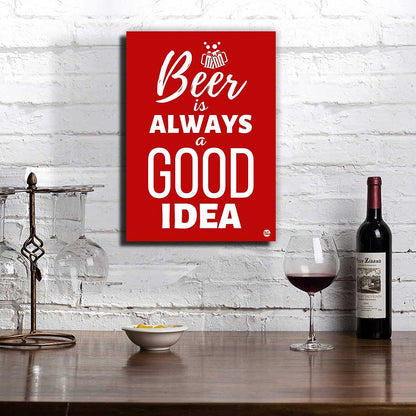 Beer Poster Design Bar Wall Art for home Restaurants-Good Idea Nutcase