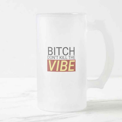 Modern 16oz Beer Mug  -  Vibe Nutcase