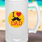 16 Ounce Beer Mug - Father's Day Gift - Love Dad Nutcase