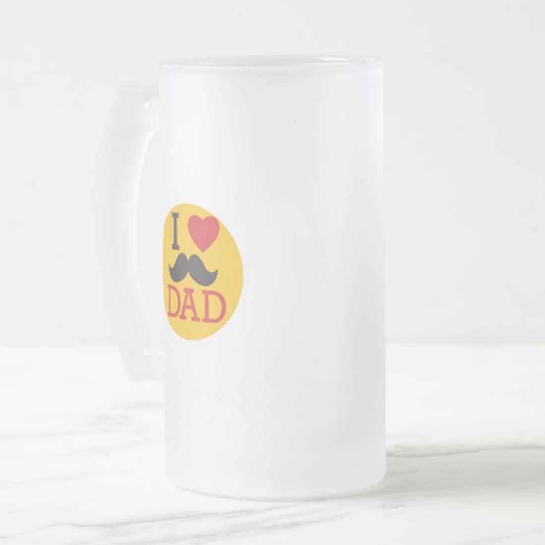 16 Ounce Beer Mug - Father's Day Gift - Love Dad Nutcase