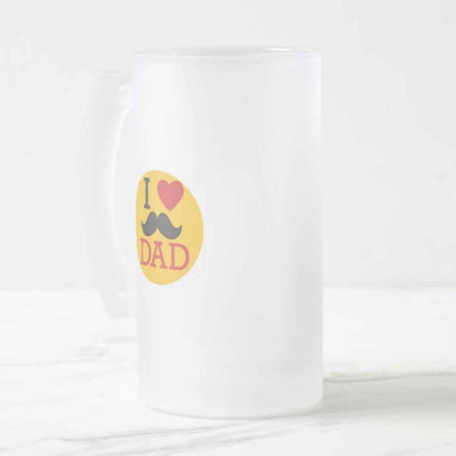 16 Ounce Beer Mug - Father's Day Gift - Love Dad Nutcase