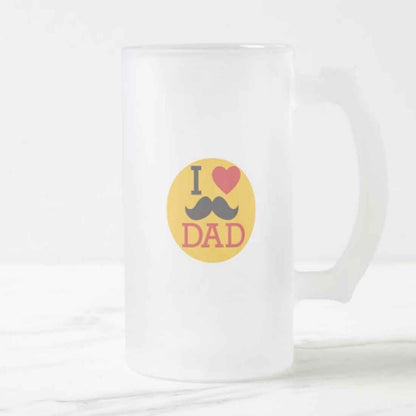 16 Ounce Beer Mug - Father's Day Gift - Love Dad Nutcase