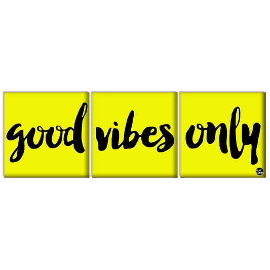 Wall Art Decor Panel For Home - Good Vibes Only Nutcase