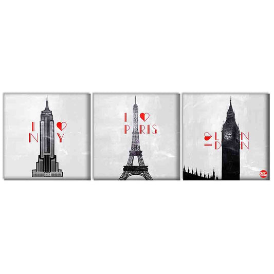 Wall Art Decor Panel For Home - I Love City Nutcase