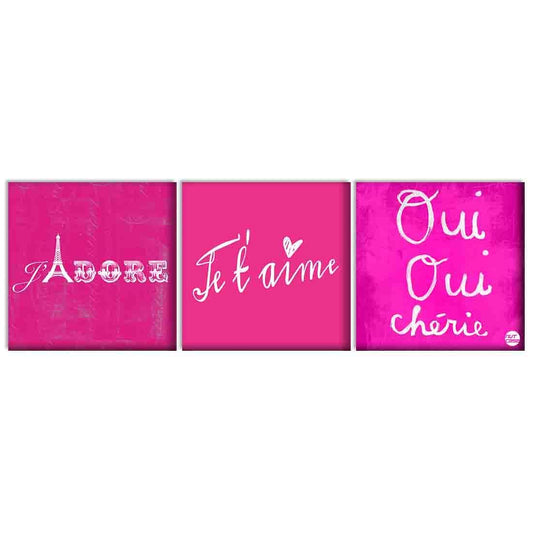 Wall Art Decor Panel For Home - Adore Pink Nutcase