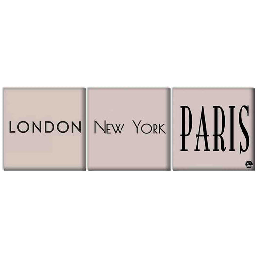 Wall Art Decor Panel For Home - london new york paris Nutcase