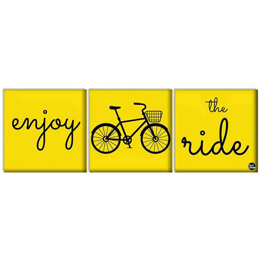 Wall Art Decor Panel For Home - Enjoy The Ride Nutcase