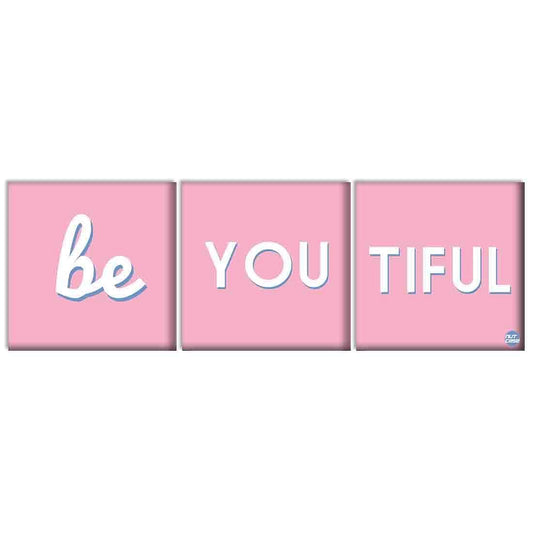Wall Art Decor Panel For Home - Be You Tiful Nutcase