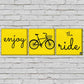 Wall Art Decor Hanging Panels Set Of 3 -enjoy the ride Nutcase