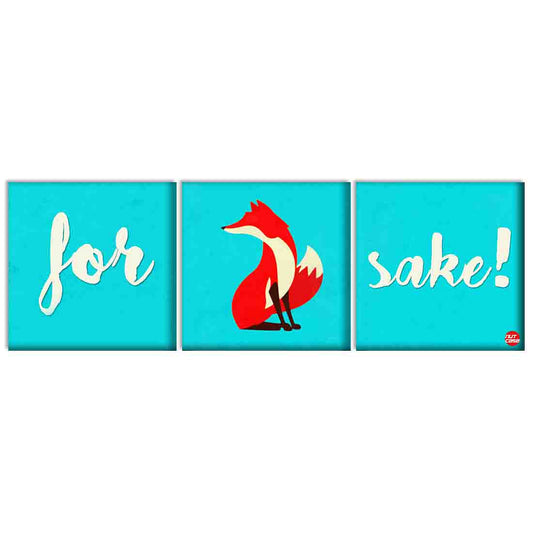 Wall Art Decor Hanging Panels Set Of 3 -for sake Nutcase