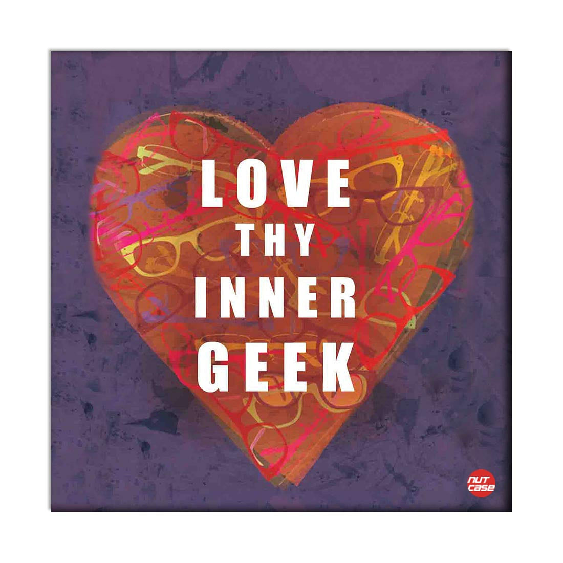 Wall Art Decor Panel For Home - Love The Inner Geek Nutcase