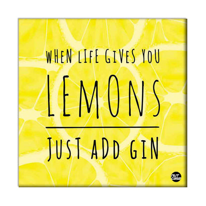 Wall Art Decor Panel For Home - Lemons Nutcase