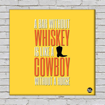 Designer Wall Art Decor Ideas - Whiskey Cowboy Nutcase