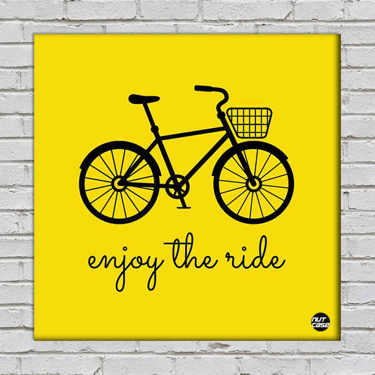 Wall Art Decor Hanging Panel -Enjoy The Ride Nutcase