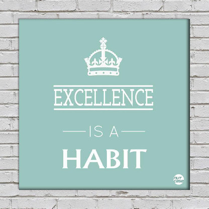 Wall Art Panels Motivation Quotes -Excellence Nutcase