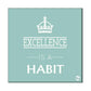 Wall Art Panels Motivation Quotes -Excellence Nutcase