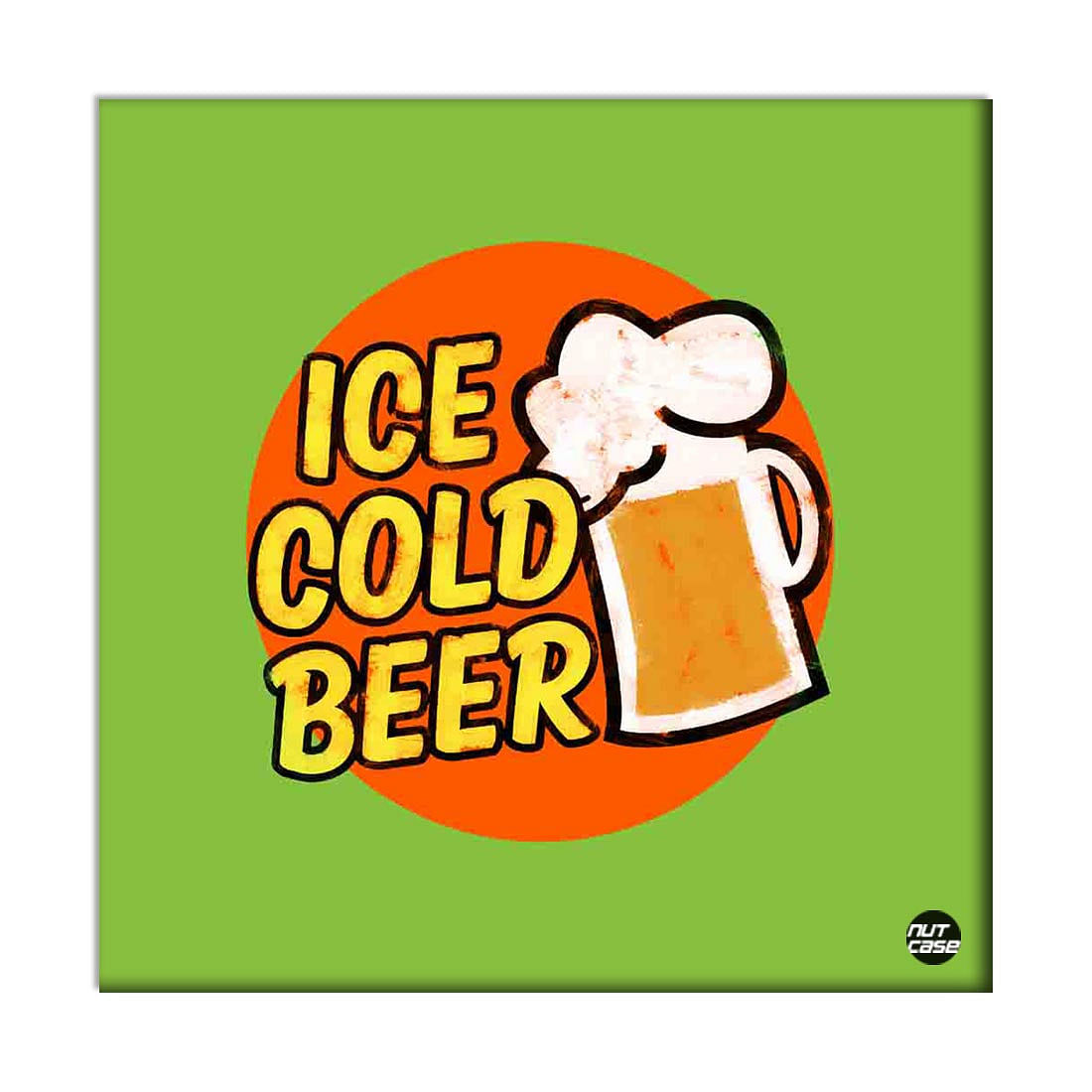 Wall Art Decor Panel For Home - Ice Cold Beer Nutcase