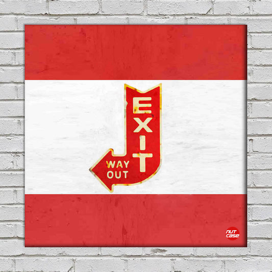 Wall Art Decor Panel For Home - Exit Nutcase