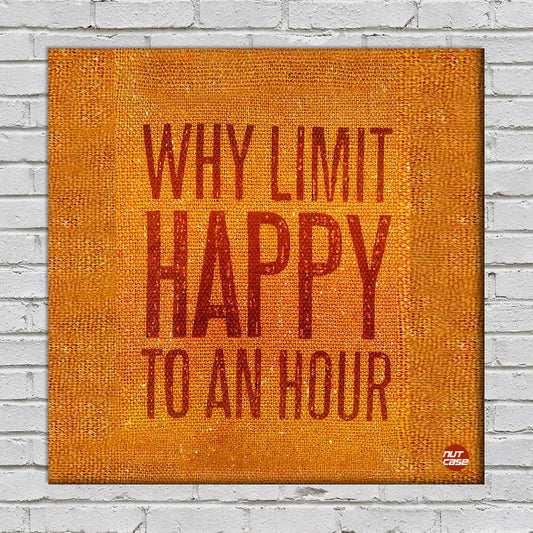 Wall Art Decor Panel For Home - Happy Hour Nutcase