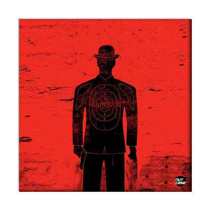 Wall Art Decor Panel For Home - Gun Man Nutcase