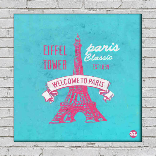 Wall Art Decor Panel For Home - Eiffel Tower Nutcase