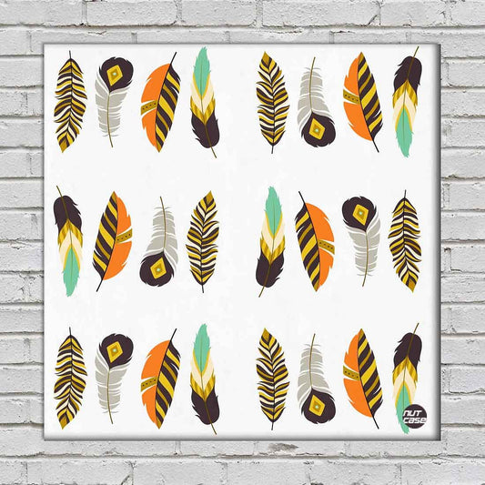 Wall Art Decor Panel For Home - Feather lite Nutcase