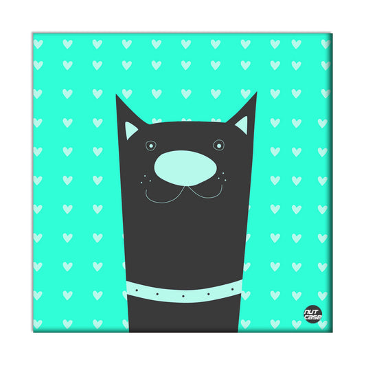 Wall Art Decor Panel For Home - Blue Dog Nutcase