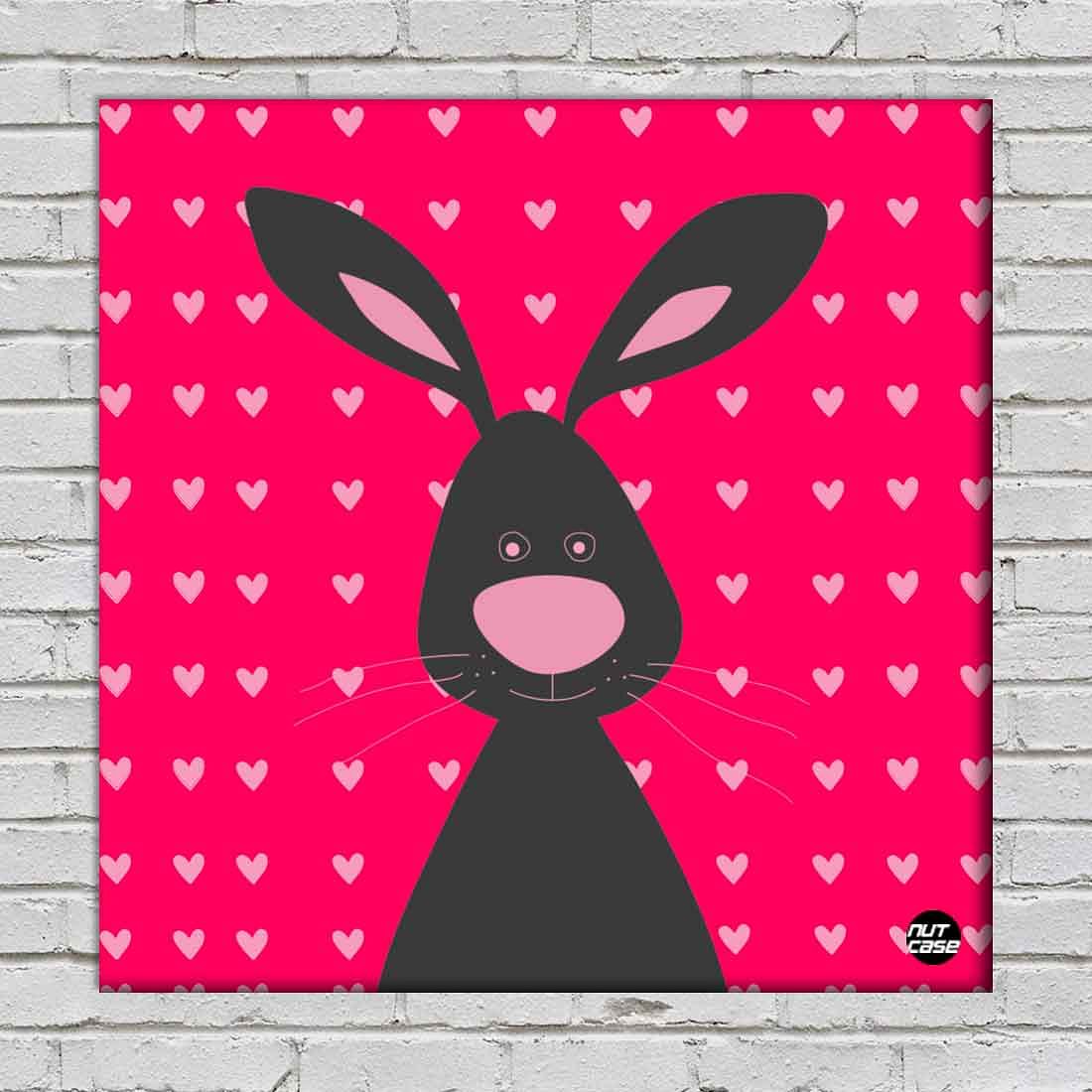 Wall Art Decor Panel For Home - Pink Rabbit Nutcase