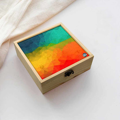 Jewellery Box Wooden Jewelry Organizer -  Multicolors Shades Nutcase