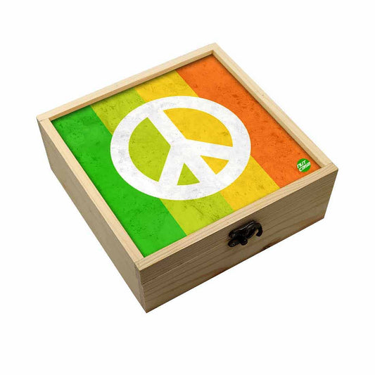 Jewellery Box Wooden Jewelry Organizer -  Peace Nutcase