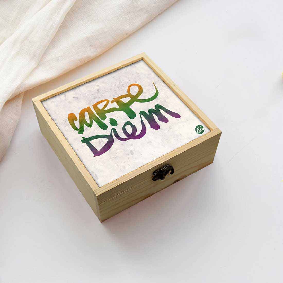 Jewellery Box Makepup Organizer -  Carpe Diem Nutcase