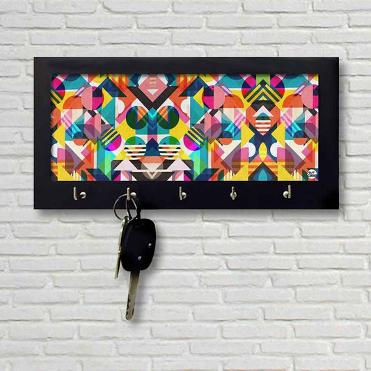Key Holder Hanger For Wall -  Mulicolour ply Nutcase