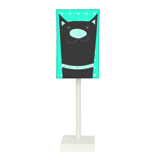 Tall Table Lamp For Living Rooms -   Blue Dog Nutcase