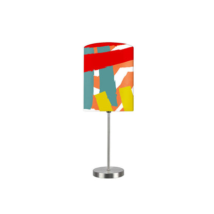 Kids Room Night Lamp - Red And Orange Pattern Nutcase