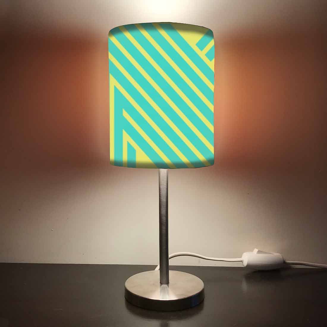 Kids Room Night Lamp - Green Strips Nutcase