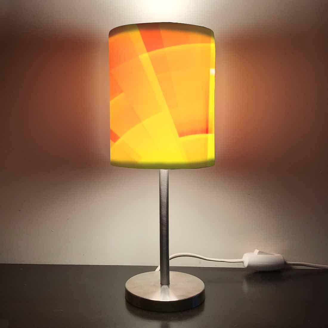 Kids Room Night Lamp - Orange And Yellow Designer Nutcase