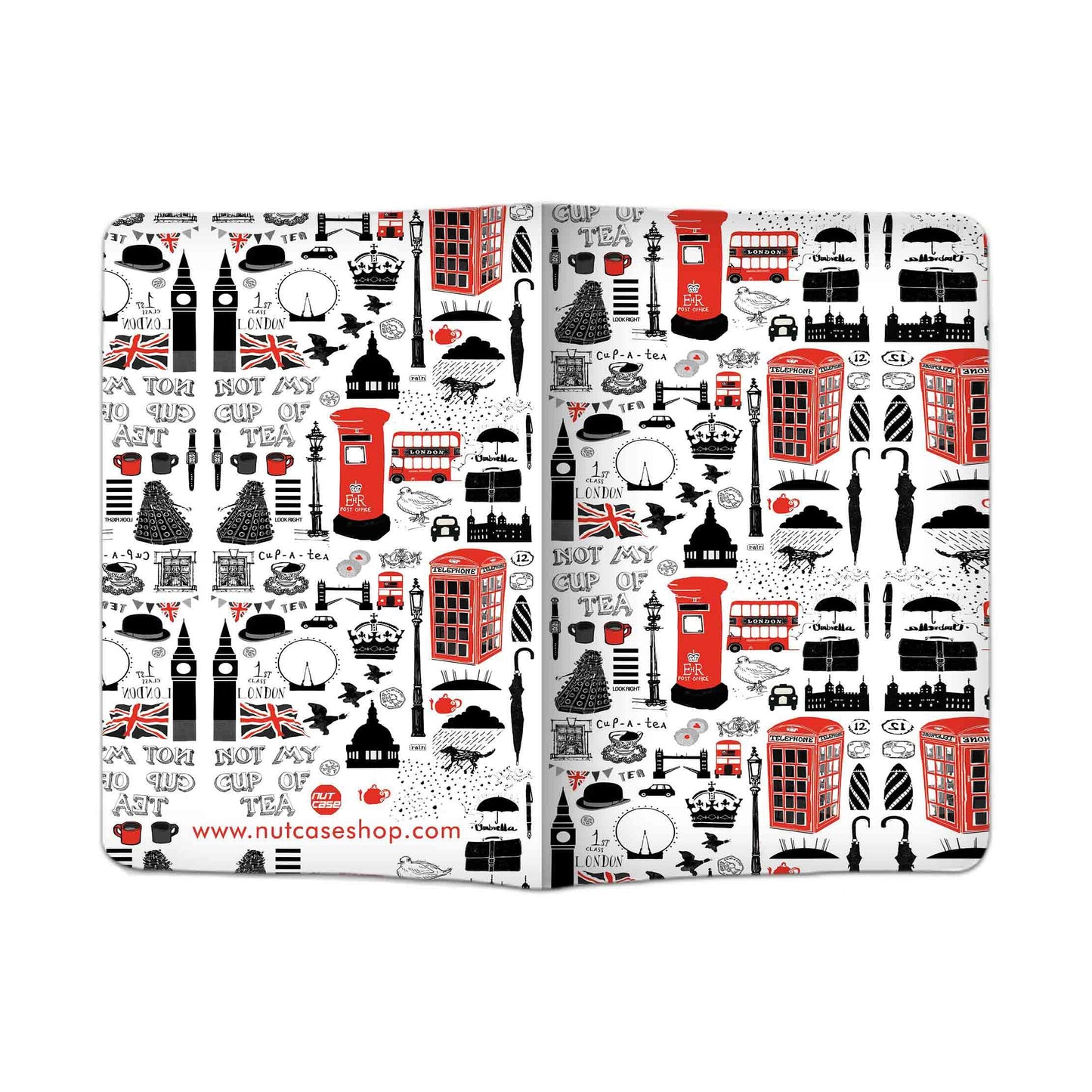 Designer Passport Cover -  I Love London City Nutcase