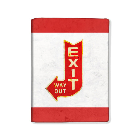 Designer Passport Cover - EXIT Nutcase