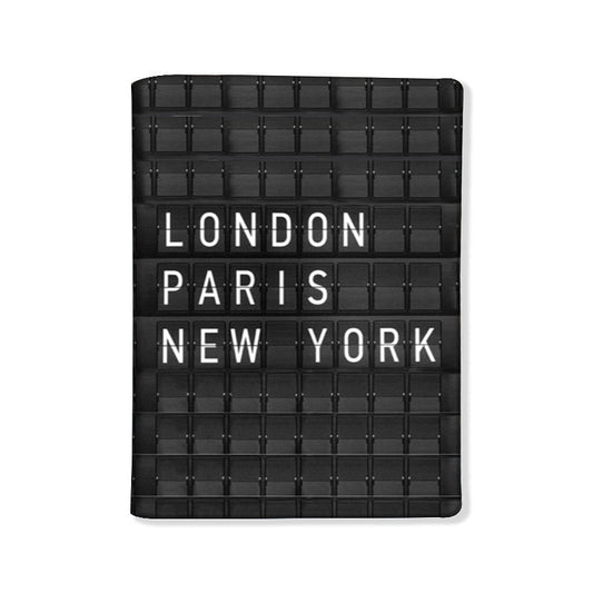 Designer Passport Cover - Departure Arrival Nutcase