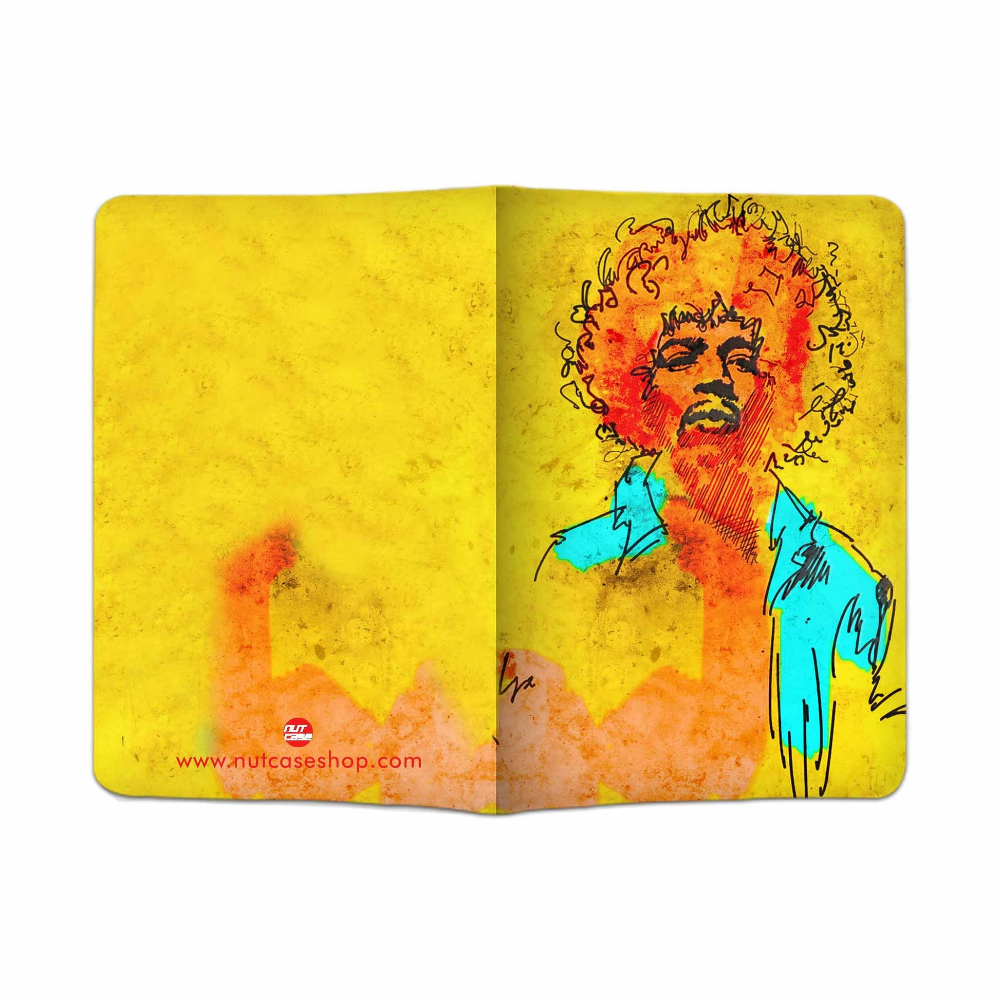 Designer Passport Cover - Hendrix Pop Art Nutcase