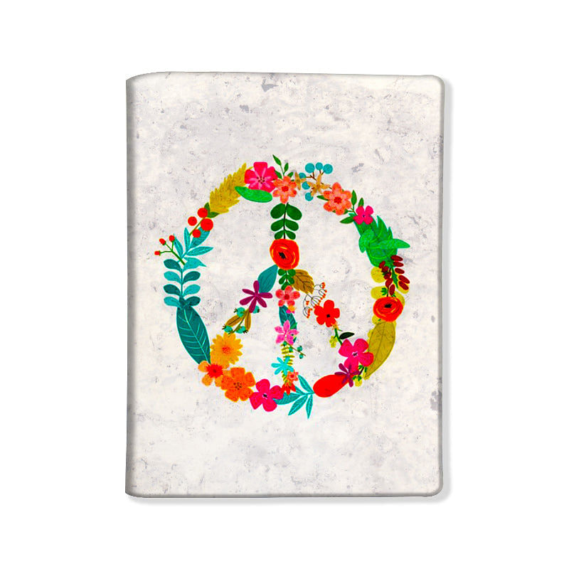 Designer Passport Cover - Floral Circle Nutcase