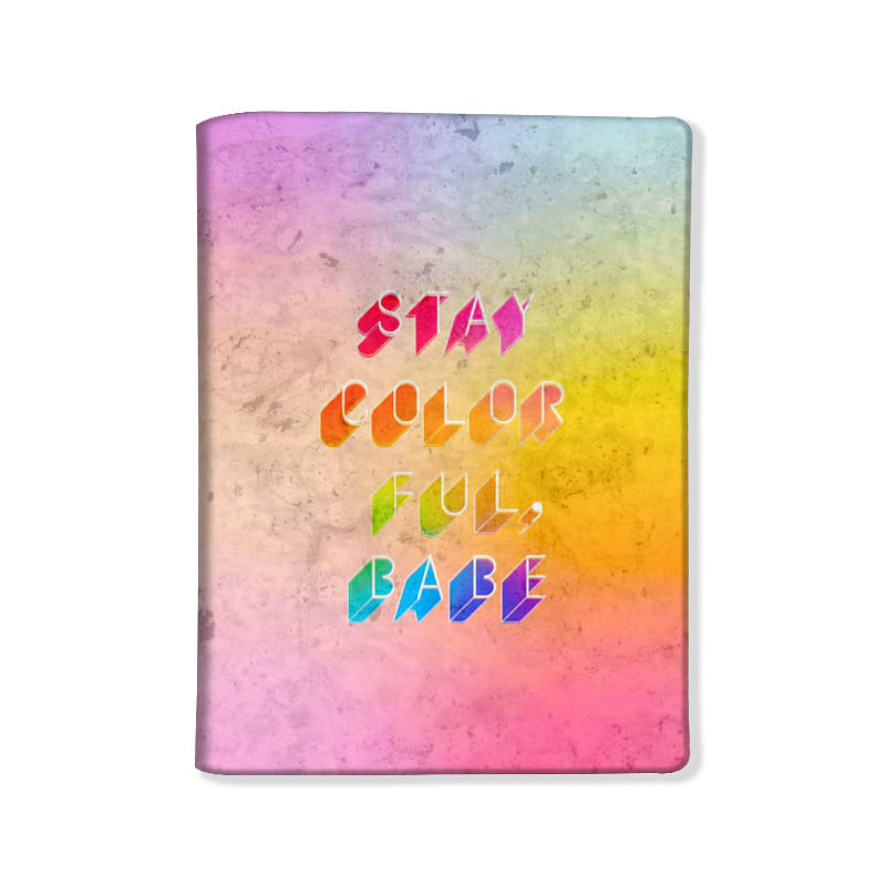 Designer Passport Cover - Star Color Nutcase