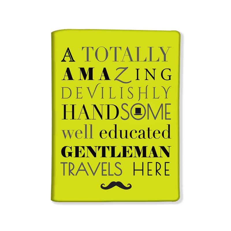 Best Passport Cover Holder with Luggage Tag Set - Gentleman Travel Here